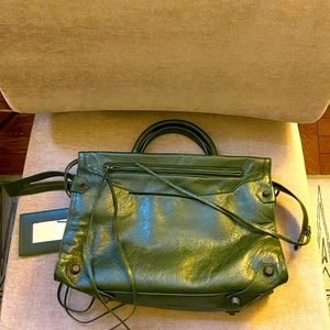 Balenciaga City Moto Bag.  Excellent Condition.  Rich green color.  Beautiful